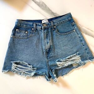 Superdown distress Jean Shorts